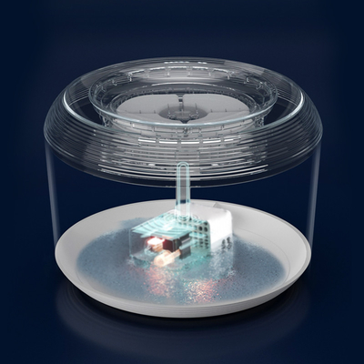 실내 애완 동물 물 분배기 청동 숙녀 수지 213×213×145mm 5V DC